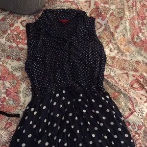 Polka dot, dress WITH POCKETS!